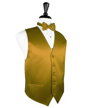 New Gold "Premier" Satin Tuxedo Vest