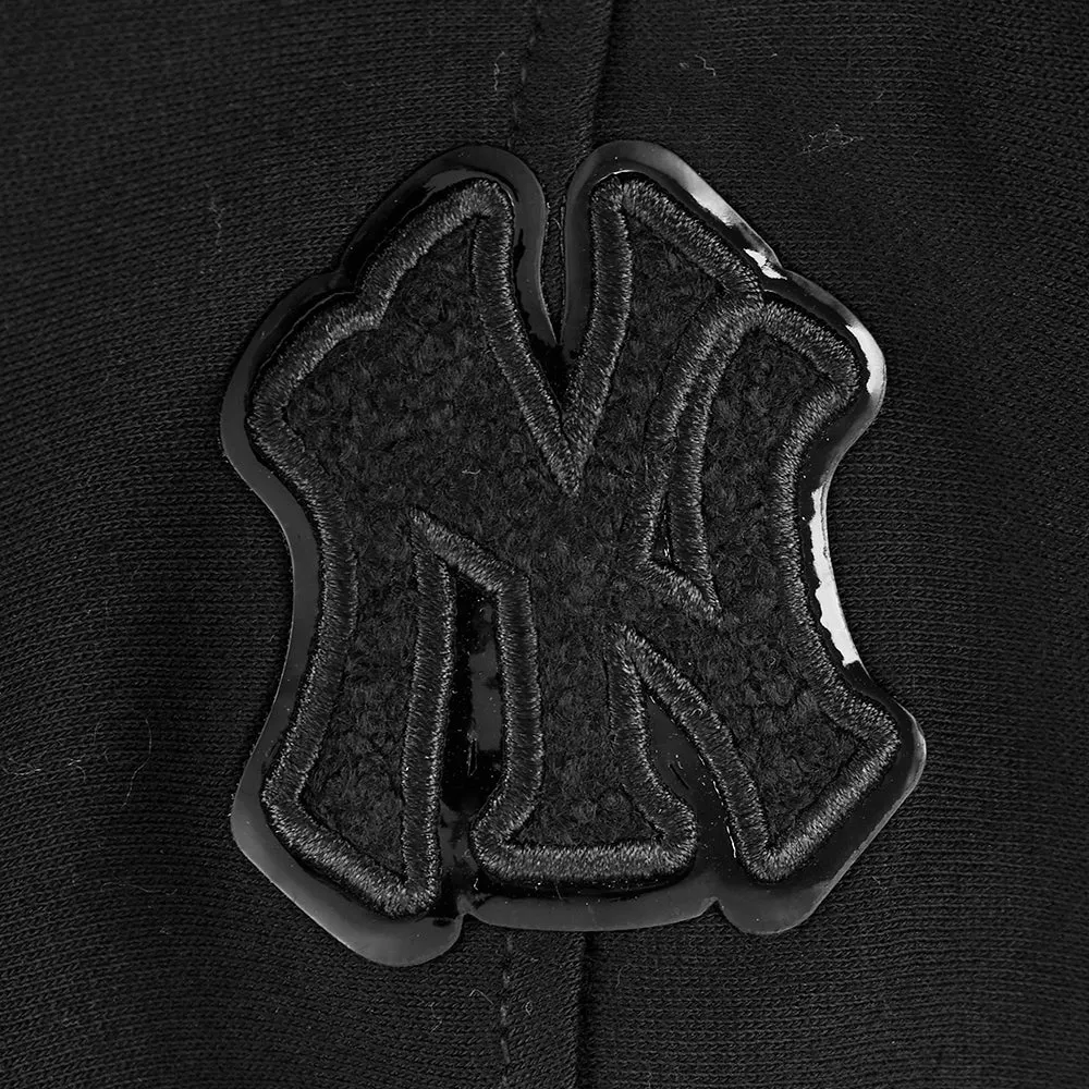 NEW YORK YANKEES TRIPLE BLACK TODDLER BOYS FLC PO HOODIE (BLACK)