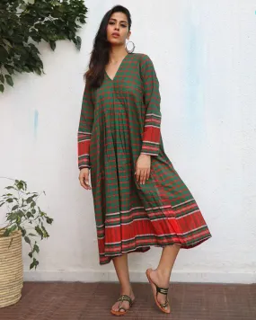 Nisha Gamcha Cotton Dress