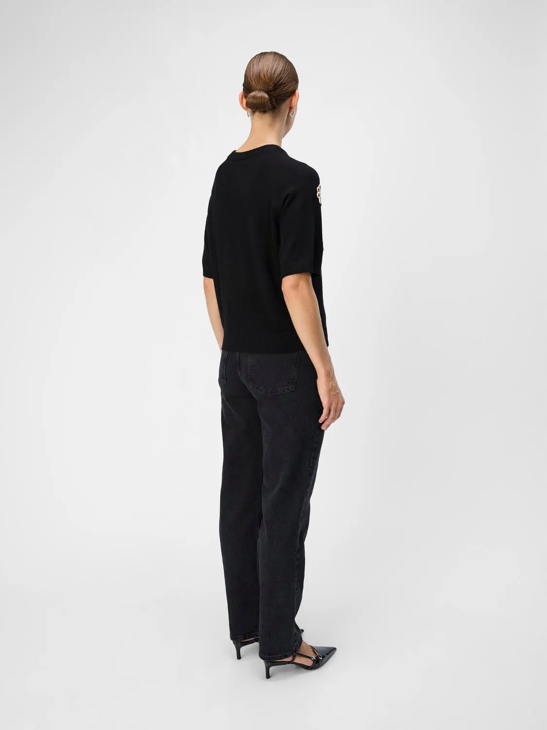 OBJLANEY Pullover - Black