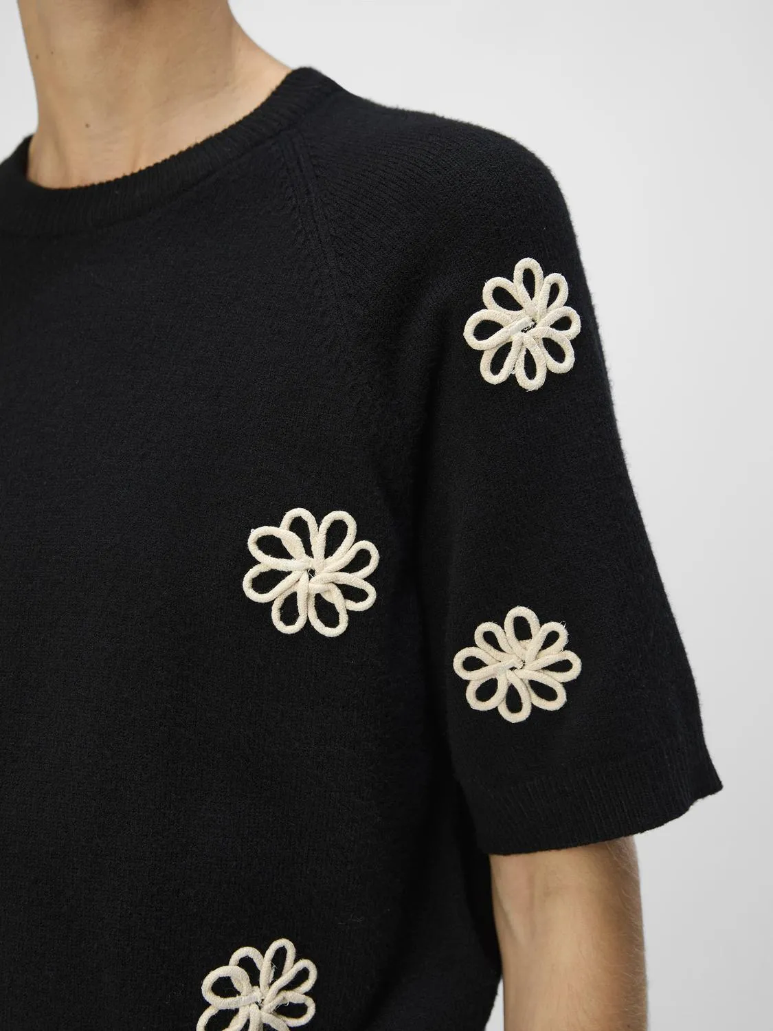 OBJLANEY Pullover - Black