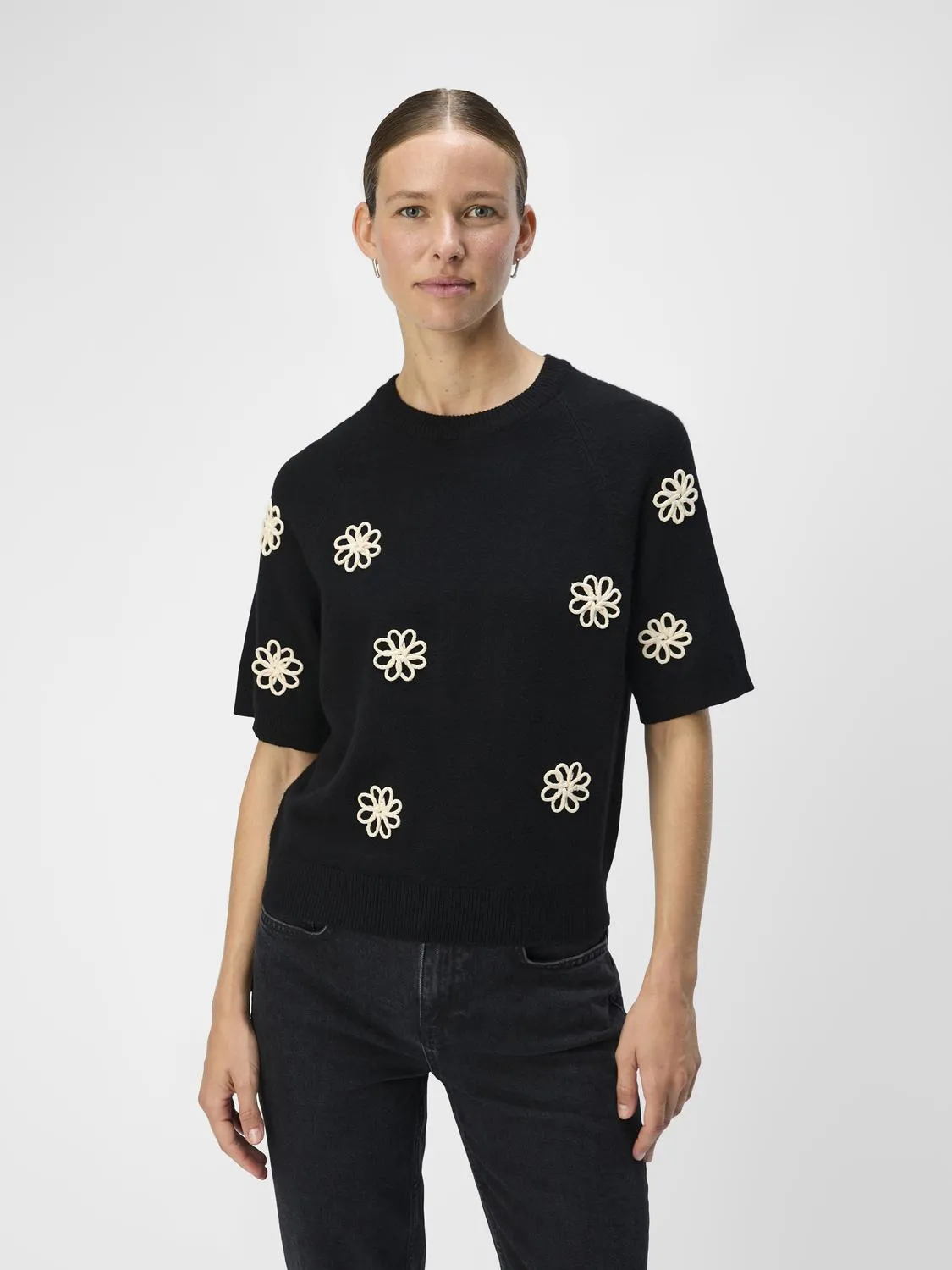 OBJLANEY Pullover - Black