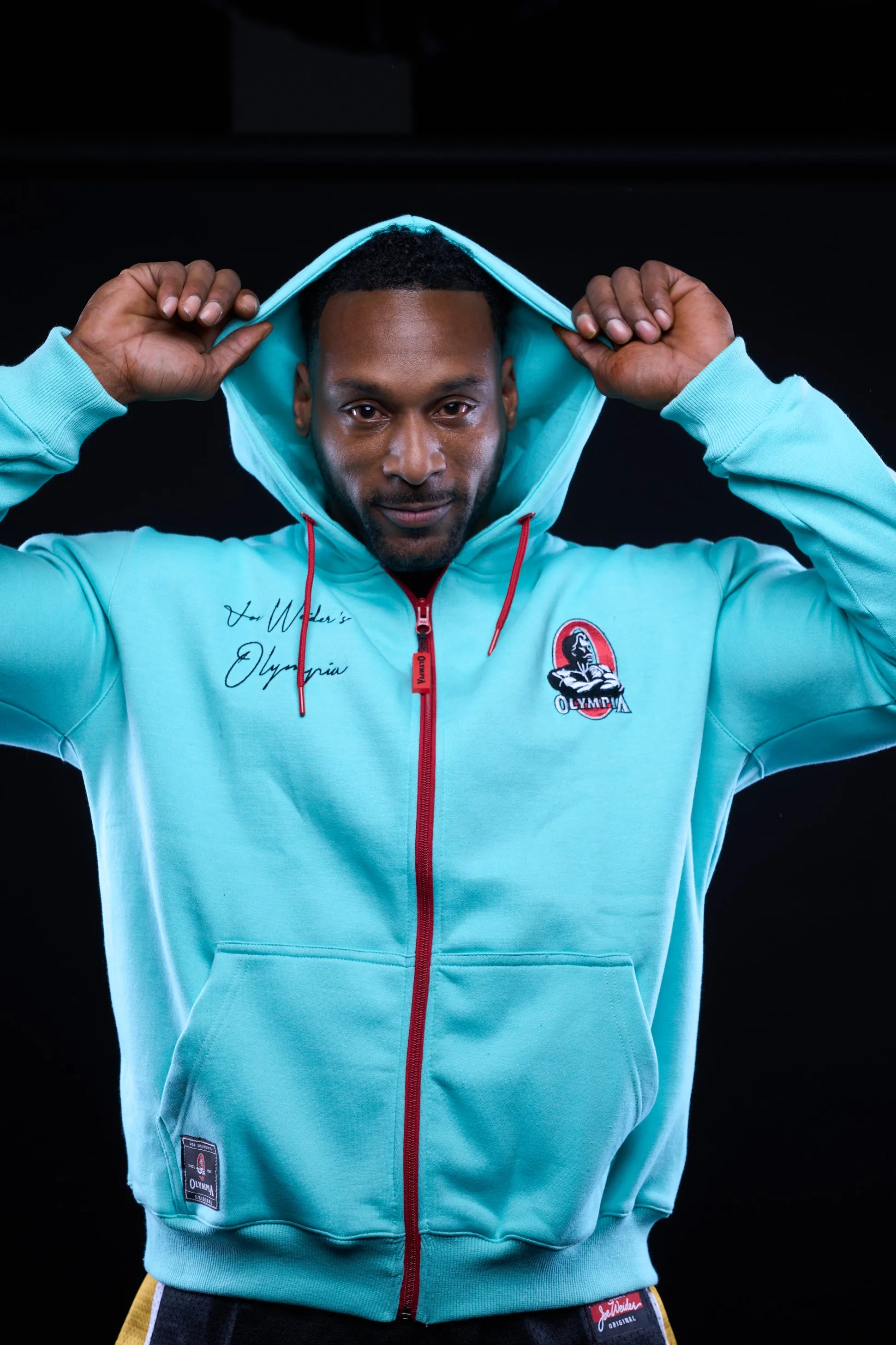 Olympia Teal Full Zip Hoodie