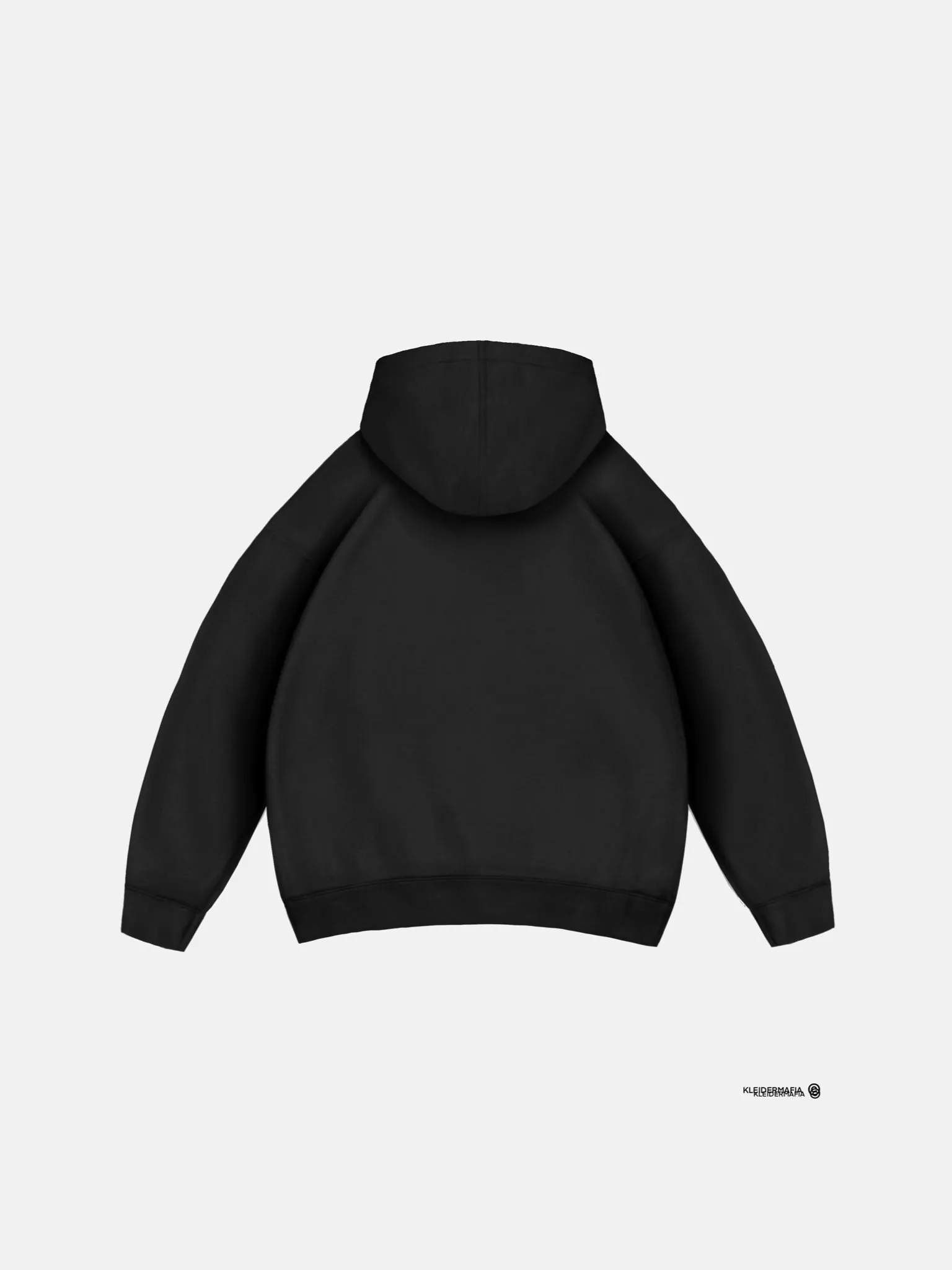 Oversize Basic Hoodie - Black