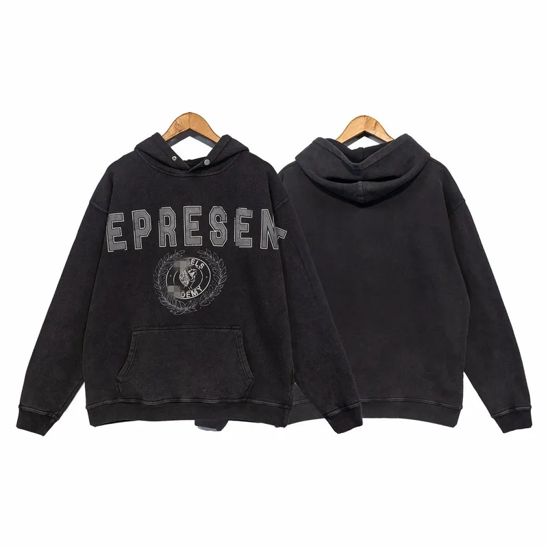 Palm Angels Hoodie Letter Printed Washed Hooded Sweater Men 'S And Women 'S Hoodies