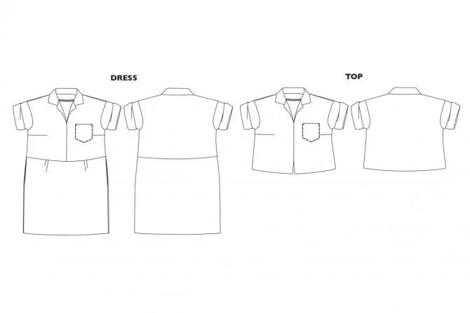 PDF Pattern - Factory Dress | Merchant & Mills