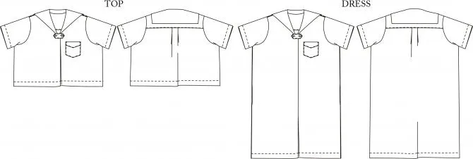 PDF Pattern - Mary White Dress | Merchant & Mills