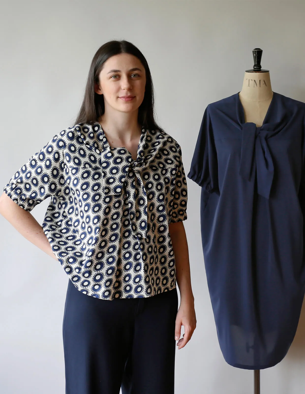 PDF Pattern - Tie Blouse and Dress | The Makers Atelier