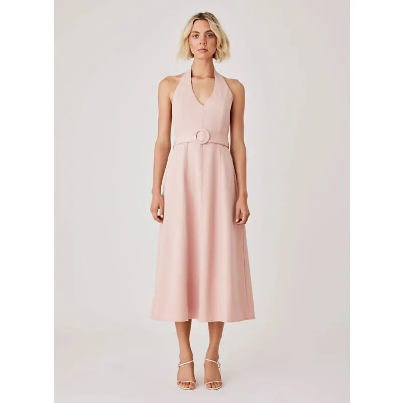 Pier Halter Dress | Peach