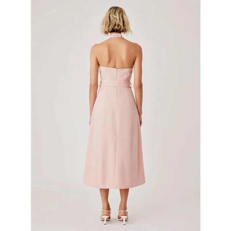 Pier Halter Dress | Peach