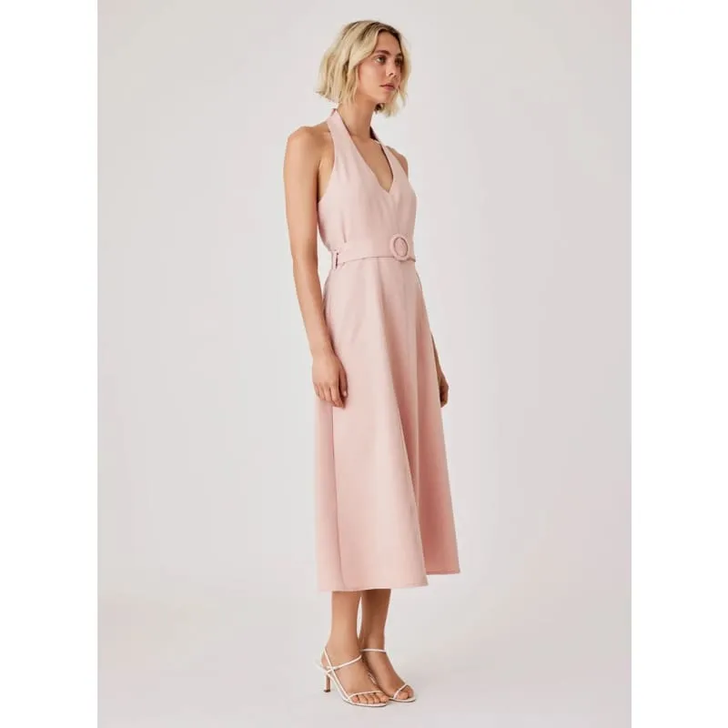 Pier Halter Dress | Peach