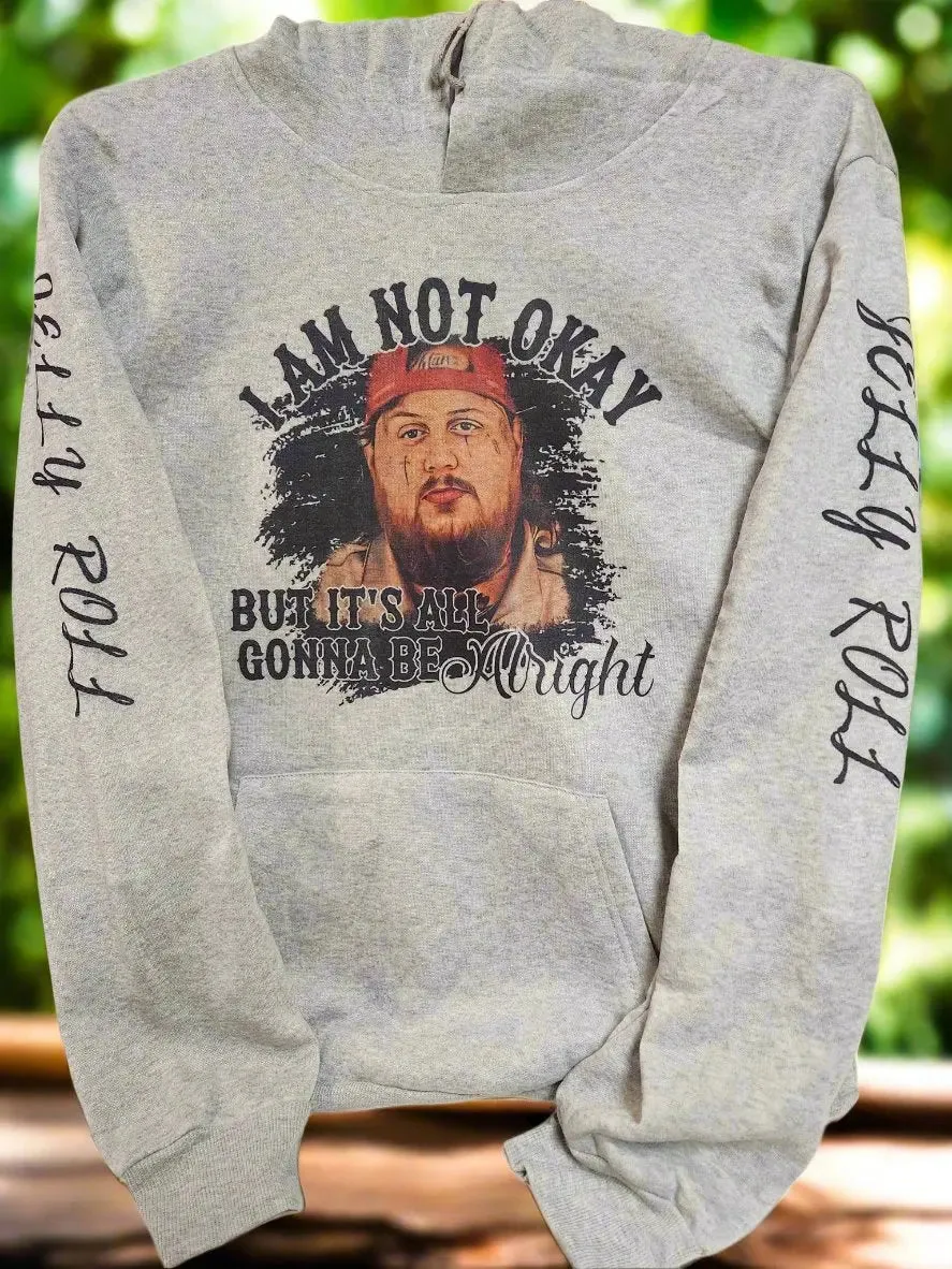 "I'm Not Ok, But I'm Gonna Be Fine" Woman's Hoodie.