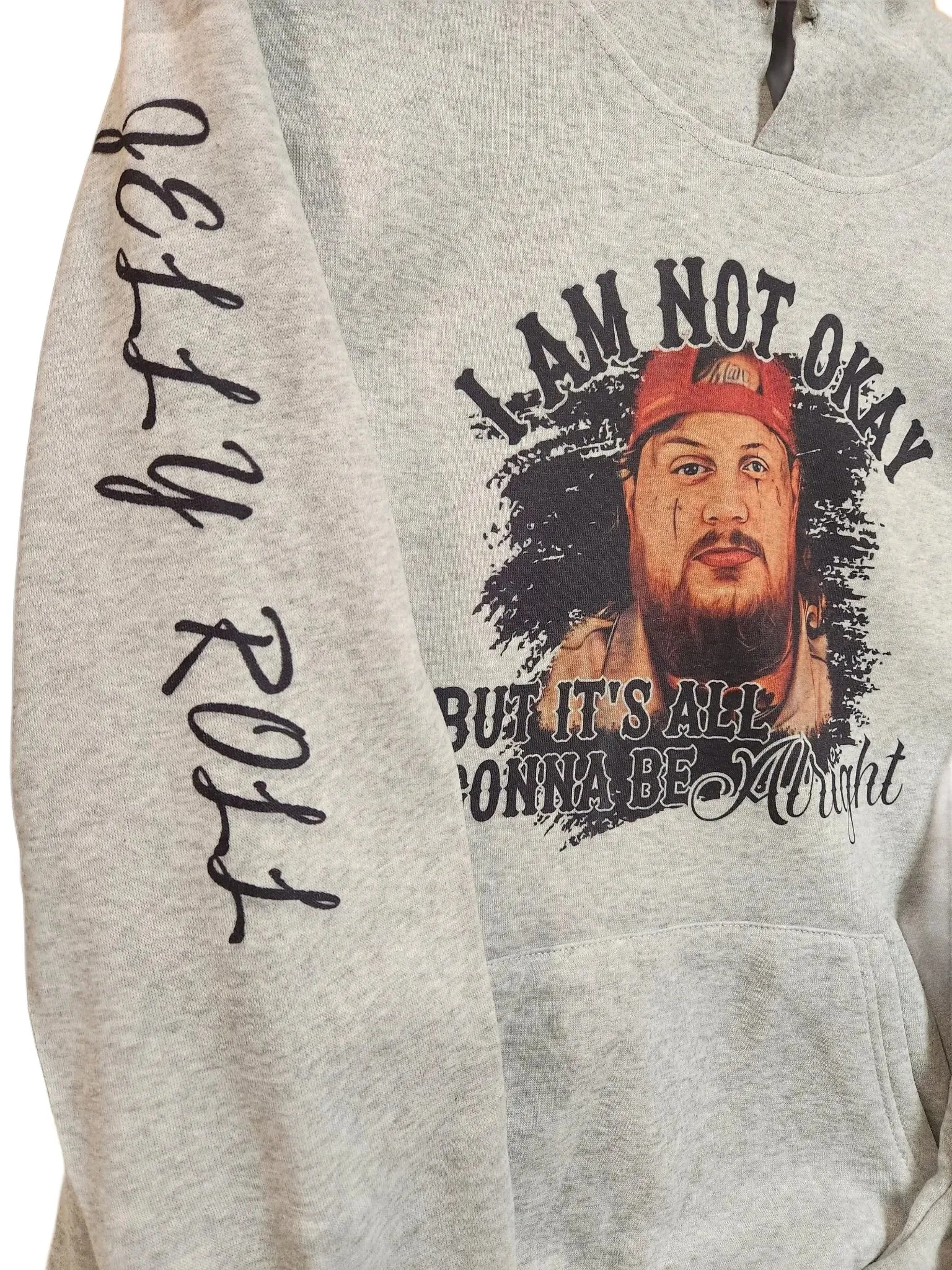 "I'm Not Ok, But I'm Gonna Be Fine" Woman's Hoodie.