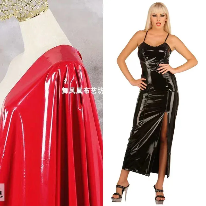 Reach Me Out Leather Maxi Dress