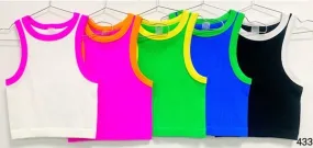 Ribbed Counter Crop Tank