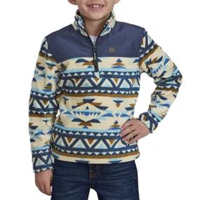 Roper Boys' Aztec Fleece Pullover