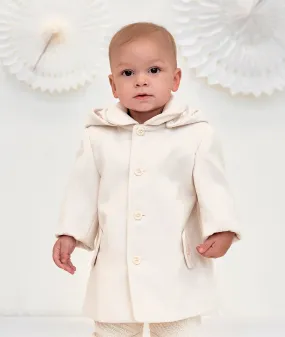 Sarah Louise Boys Smart Ivory Coat