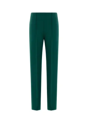 Scuba flared pants - green