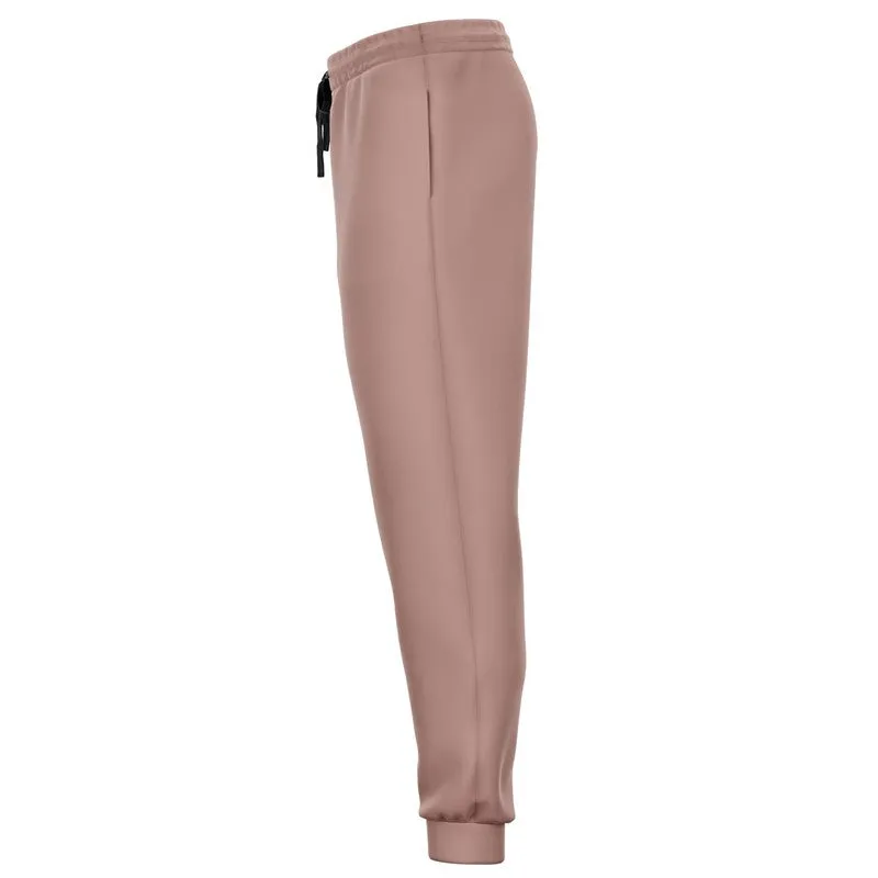 Shaded Pale Pastel Red Brown Joggers | Unisex | with PLUS sizes | C0M30Y22K30