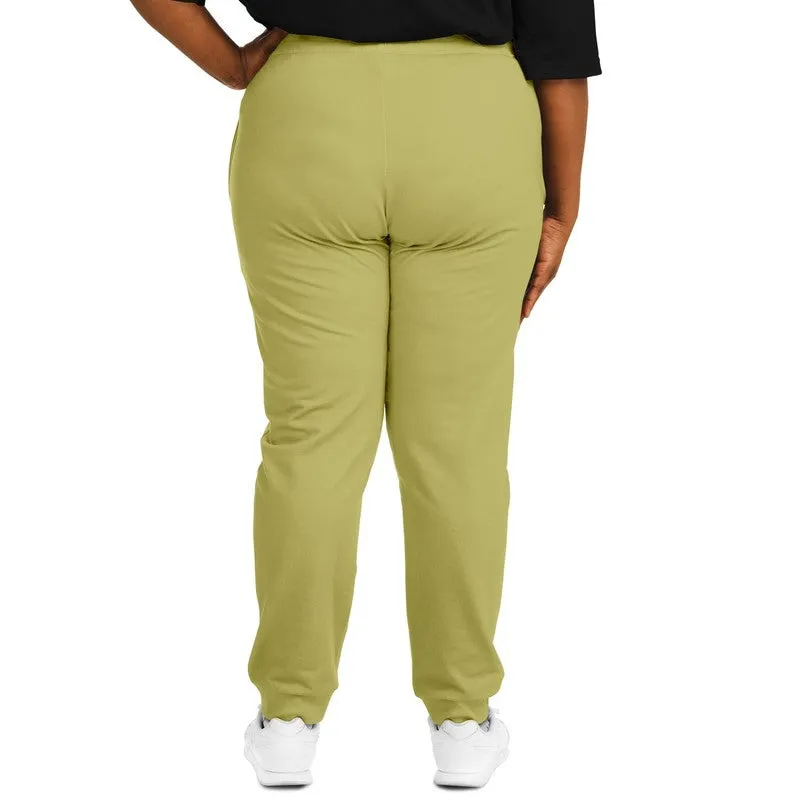 Shaded Pastel Yellow Joggers | Unisex | with PLUS sizes | C0M0Y60K30