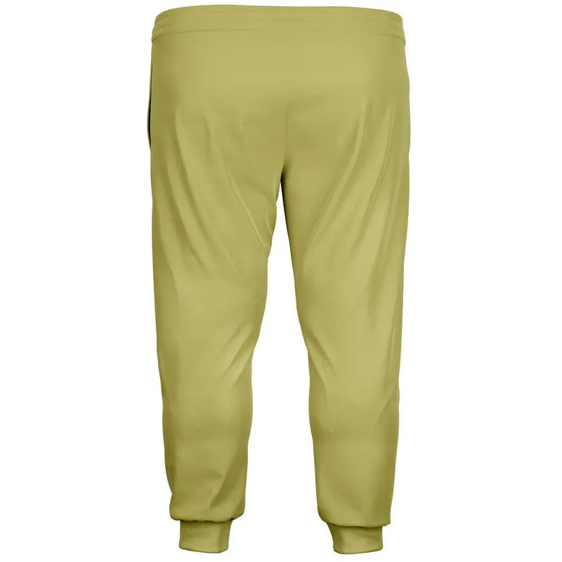 Shaded Pastel Yellow Joggers | Unisex | with PLUS sizes | C0M0Y60K30