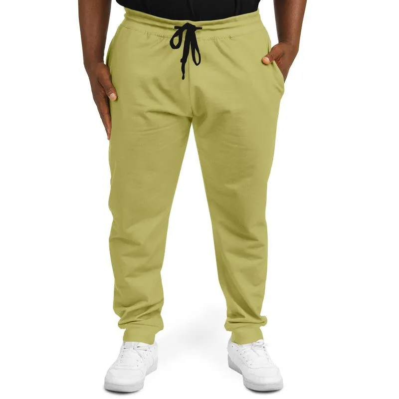 Shaded Pastel Yellow Joggers | Unisex | with PLUS sizes | C0M0Y60K30