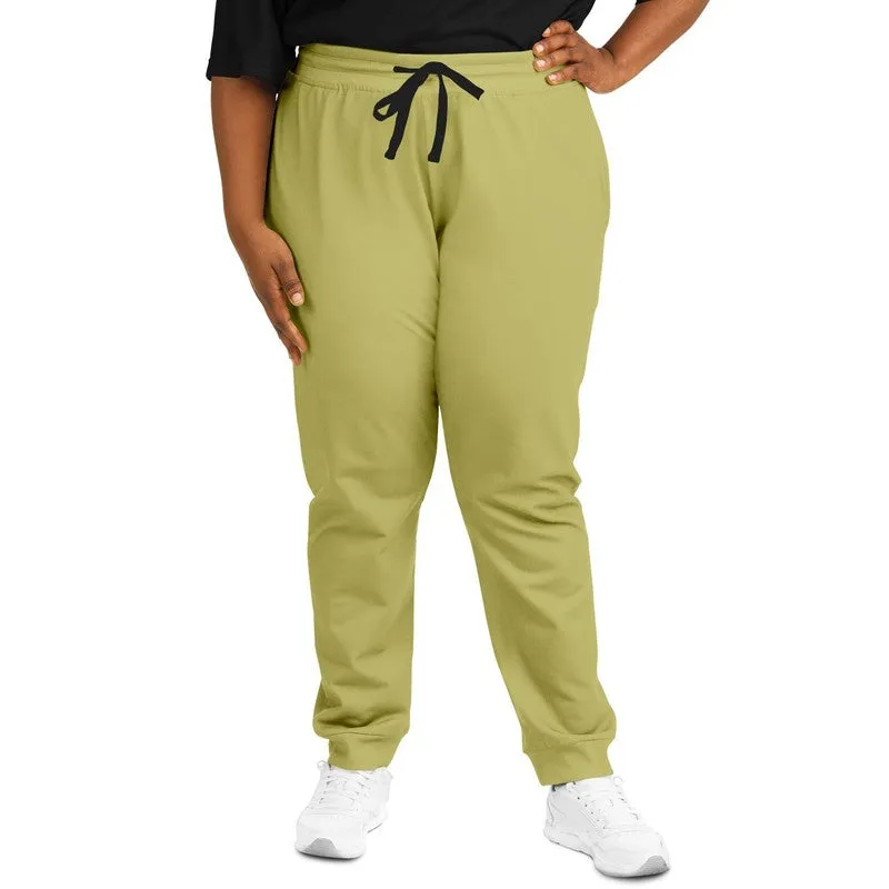 Shaded Pastel Yellow Joggers | Unisex | with PLUS sizes | C0M0Y60K30