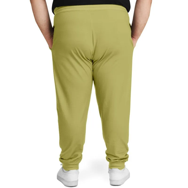 Shaded Pastel Yellow Joggers | Unisex | with PLUS sizes | C0M0Y60K30