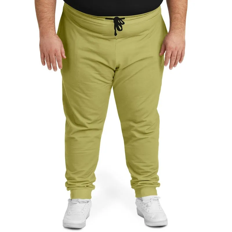 Shaded Pastel Yellow Joggers | Unisex | with PLUS sizes | C0M0Y60K30