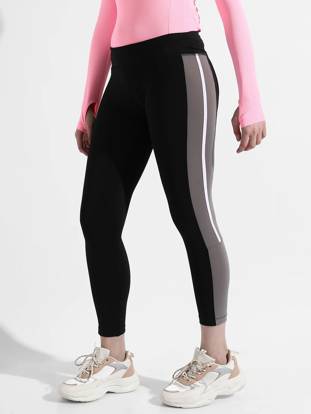 Side-Striped Tights
