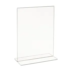 Signholder, Counter Top, 11"H X 8-1/2"W Bottom Load Plexi
