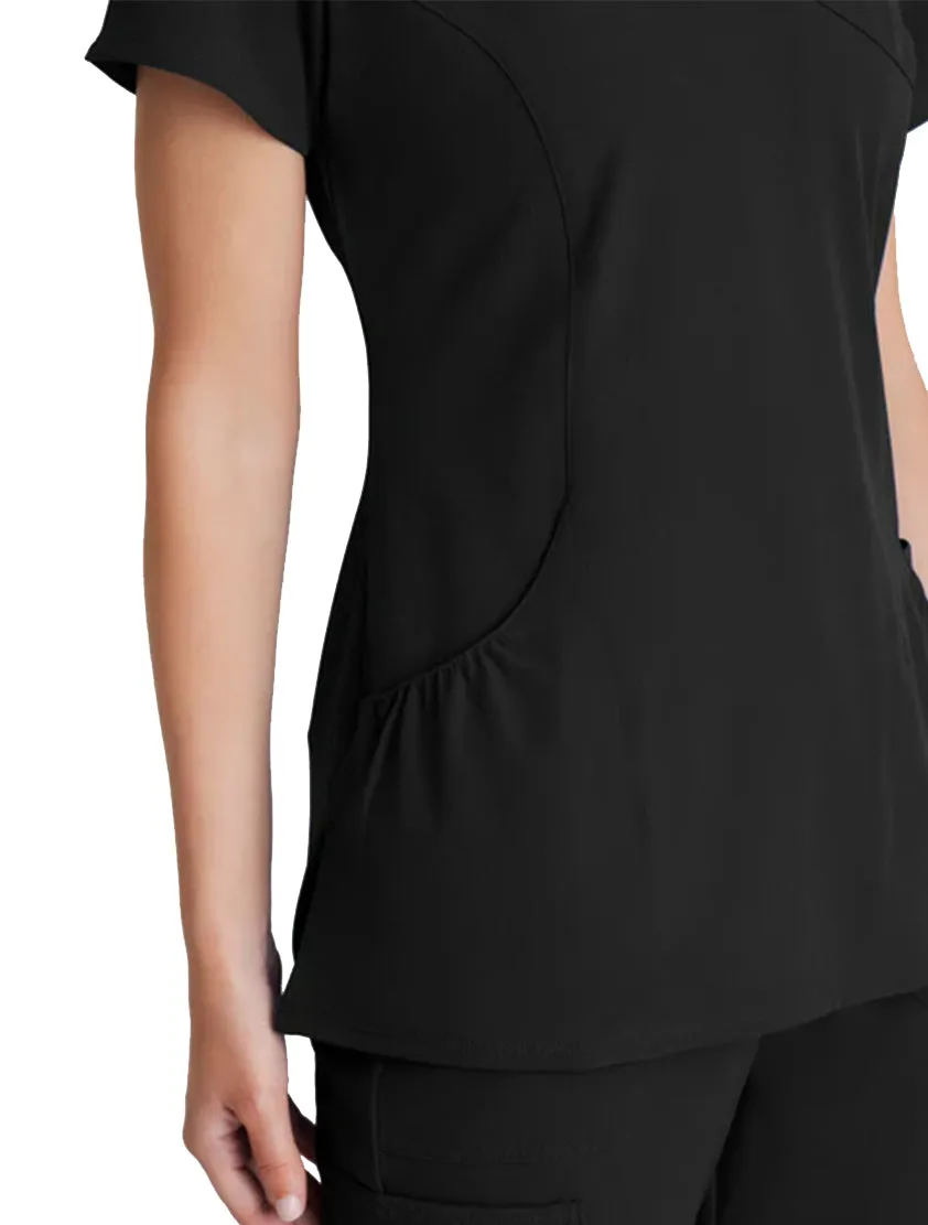 Skechers™ Vitality by Barco Charge 3-Pocket Crossover Scrub Top