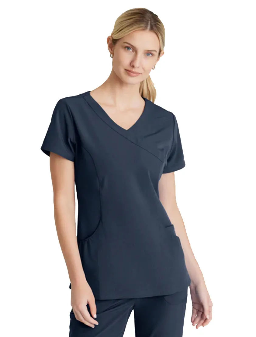 Skechers™ Vitality by Barco Charge 3-Pocket Crossover Scrub Top