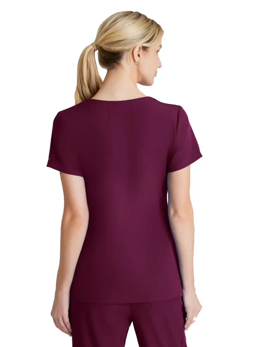 Skechers™ Vitality by Barco Charge 3-Pocket Crossover Scrub Top