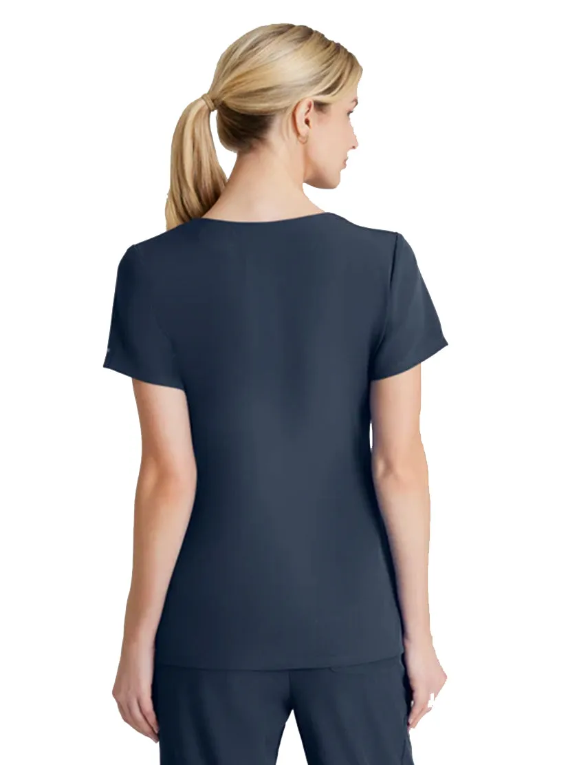 Skechers™ Vitality by Barco Charge 3-Pocket Crossover Scrub Top
