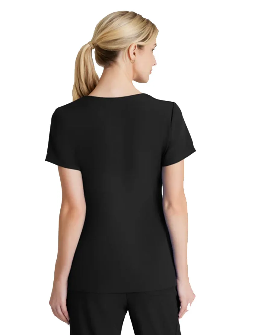 Skechers™ Vitality by Barco Charge 3-Pocket Crossover Scrub Top