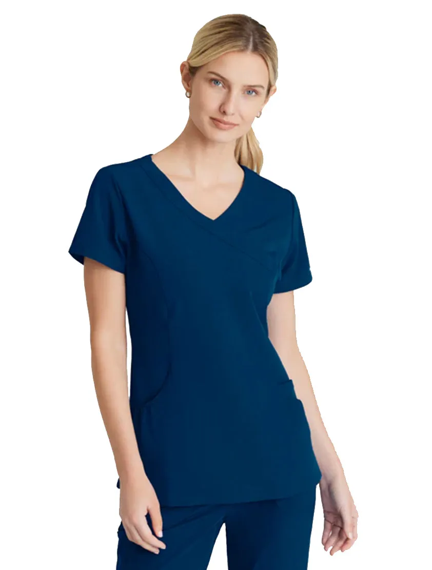 Skechers™ Vitality by Barco Charge 3-Pocket Crossover Scrub Top