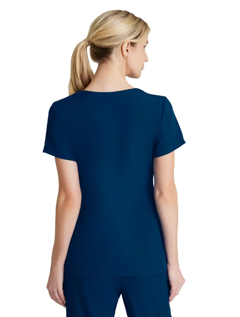 Skechers™ Vitality by Barco Charge 3-Pocket Crossover Scrub Top