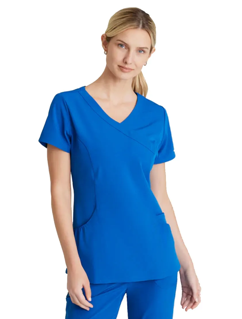Skechers™ Vitality by Barco Charge 3-Pocket Crossover Scrub Top