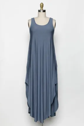 Slate Blue Criss Cross Maxi