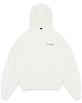Summit Hoodie Chain Stitch Off White