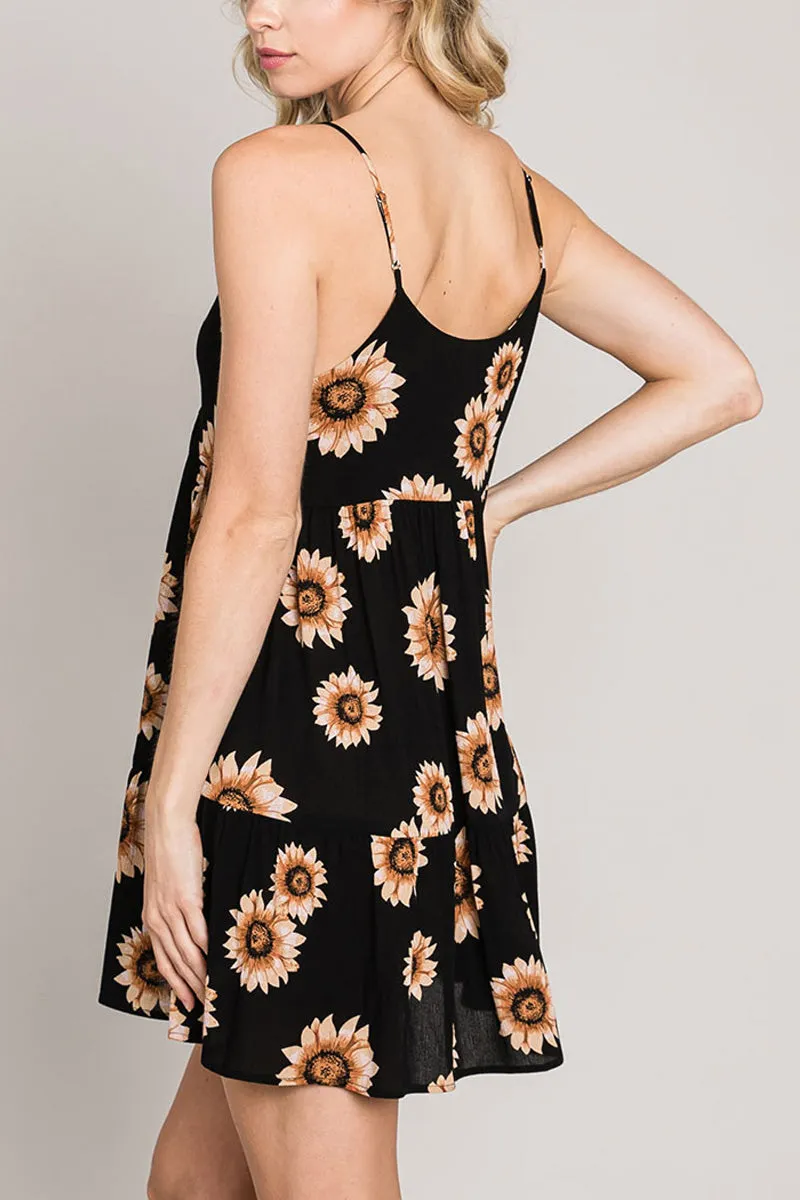 Sunflower Mini Dress