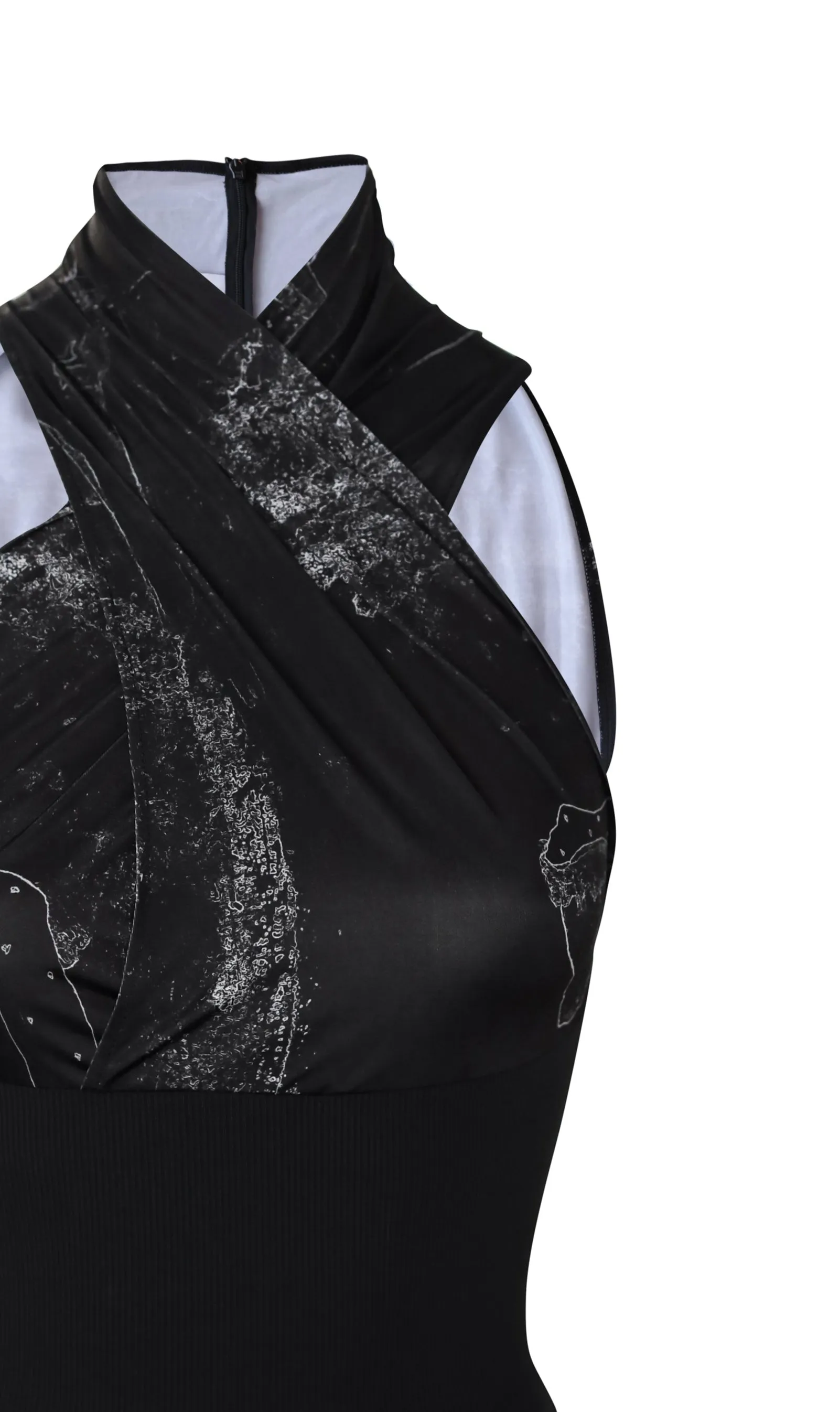 Surrealist Cross Layer Top