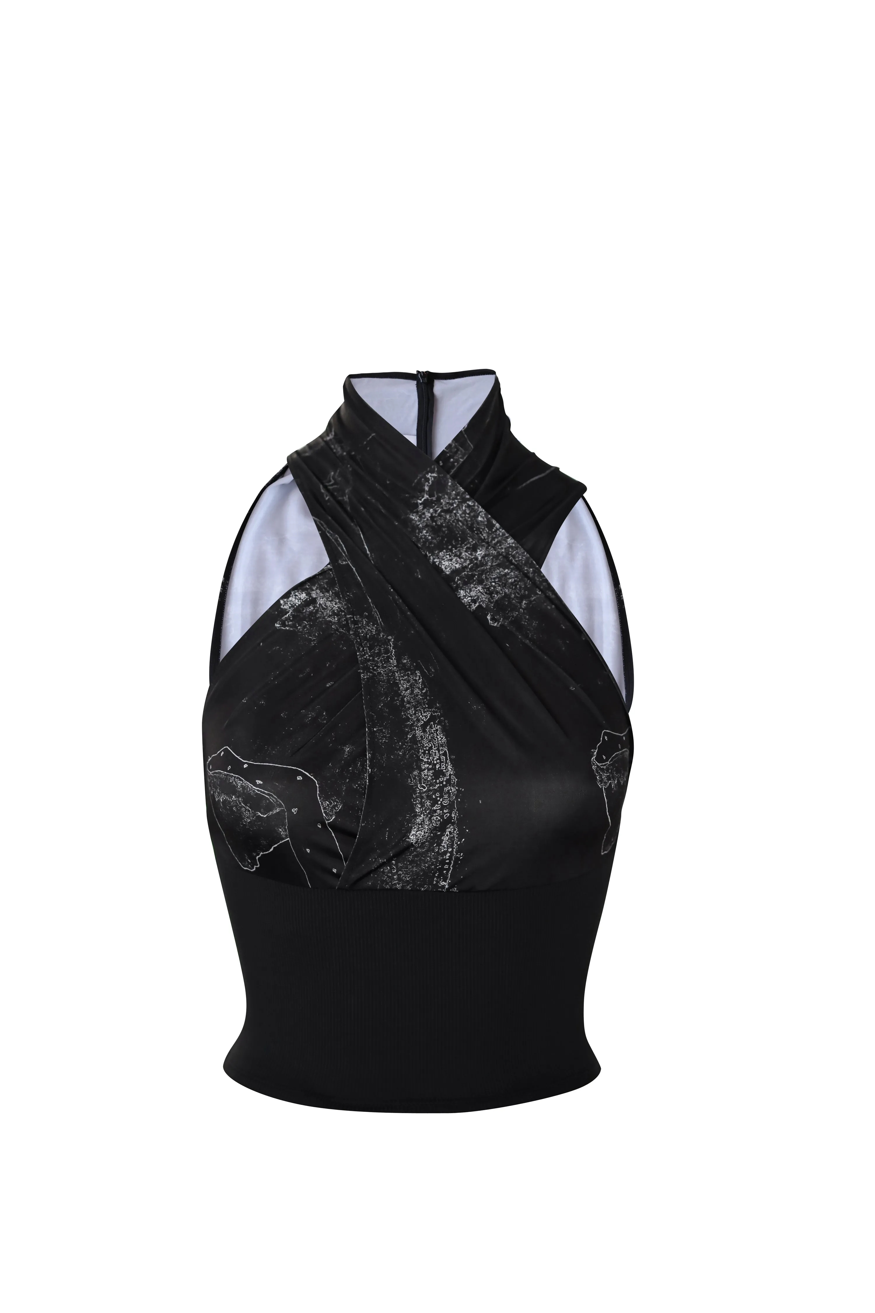 Surrealist Cross Layer Top