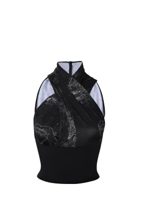 Surrealist Cross Layer Top