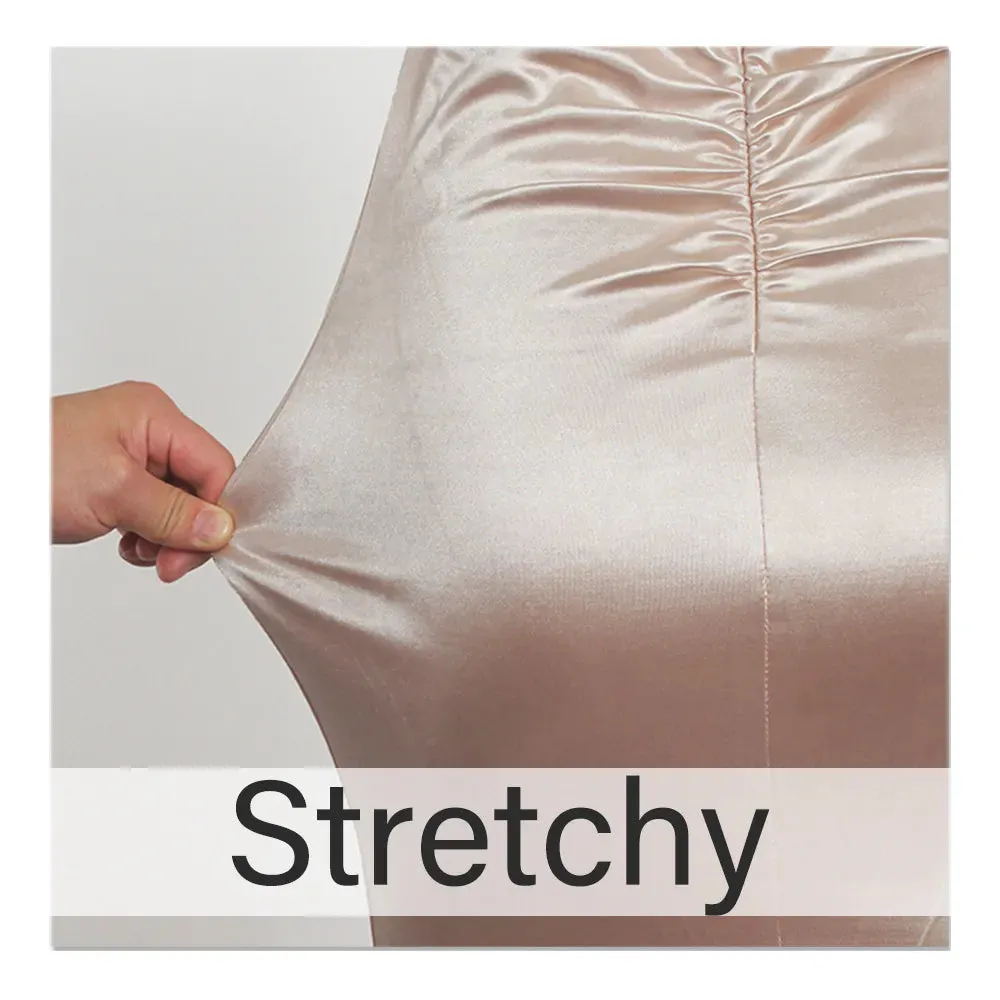 Suspender V-neck And Tail Tail Large Swing Dance Party Dress Long Skirt