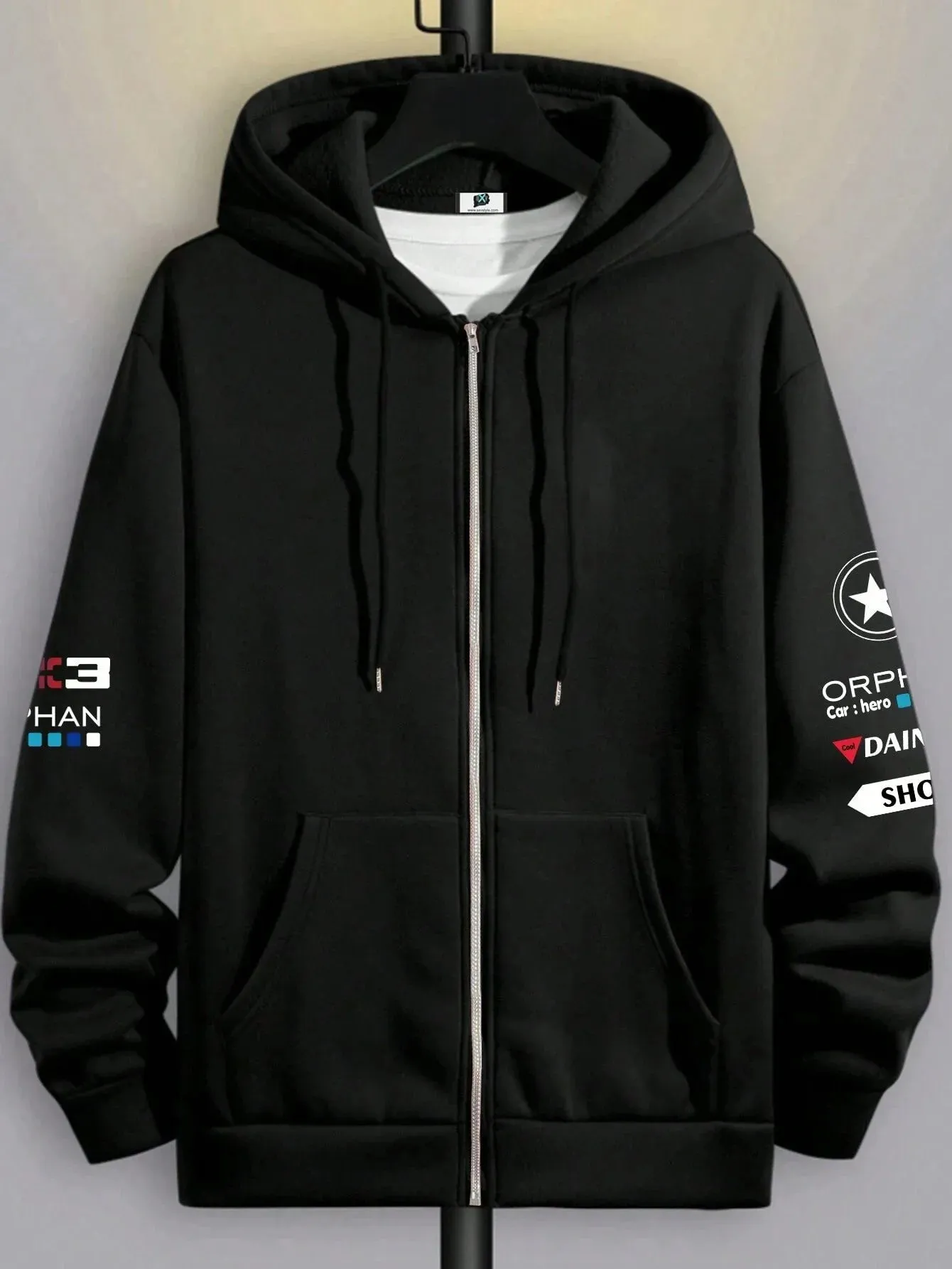 SXV  'CLASSIC 3’ Printed Cool Aesthetic Sweatshirt Hoodie