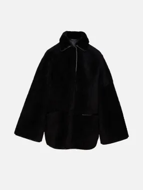 Teddy Shearling Overshirt Jacket