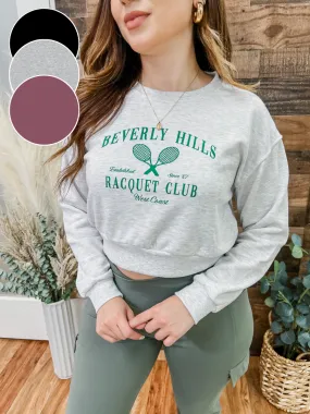 The Hills Cropped Sweatshirt Top