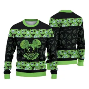 Ugly Sweater JulesRoche Knitted All-Over-Print Pullover